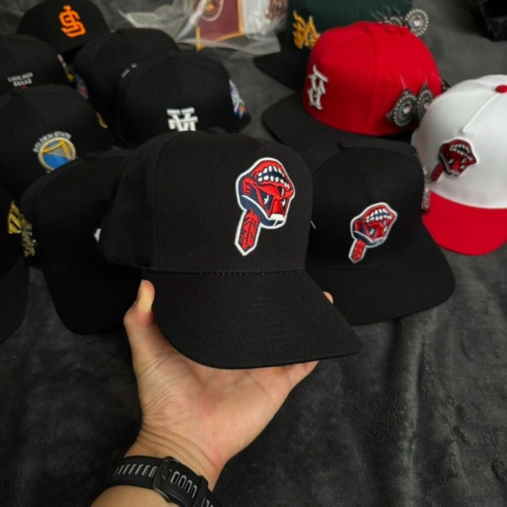 NEW! KTH-LA Kill The Hype Cleveland Indians SnapBack Hat, Black, New Release KTH